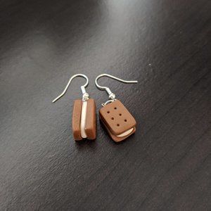 Ice Cream Sandwich Earrings